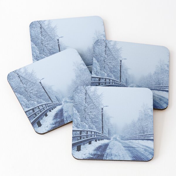 Item preview, Slippery road on a winter day designed and sold by riku05830.