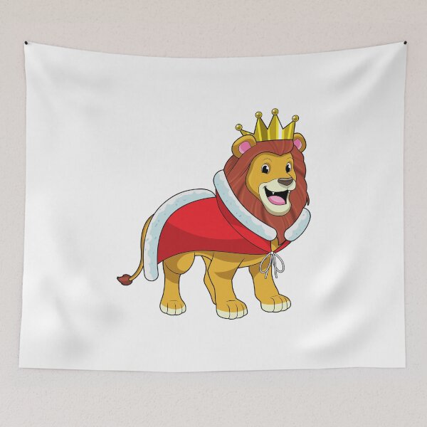 Item preview, Lion as King with Crown & Cape designed and sold by Snabdesign84.