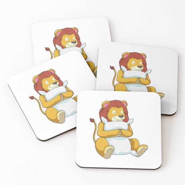 Item preview, Lion at Sleeping with Pillow designed and sold by Snabdesign84.