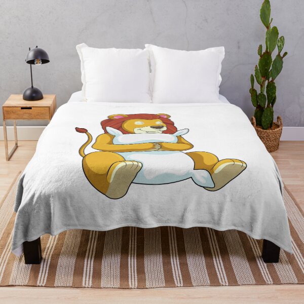 Item preview, Lion at Sleeping with Pillow designed and sold by Snabdesign84.