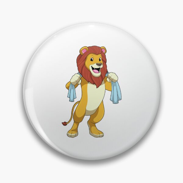 Item preview, Lion with Towel for Shower designed and sold by Snabdesign84.