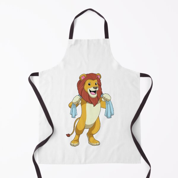 Item preview, Lion with Towel for Shower designed and sold by Snabdesign84.