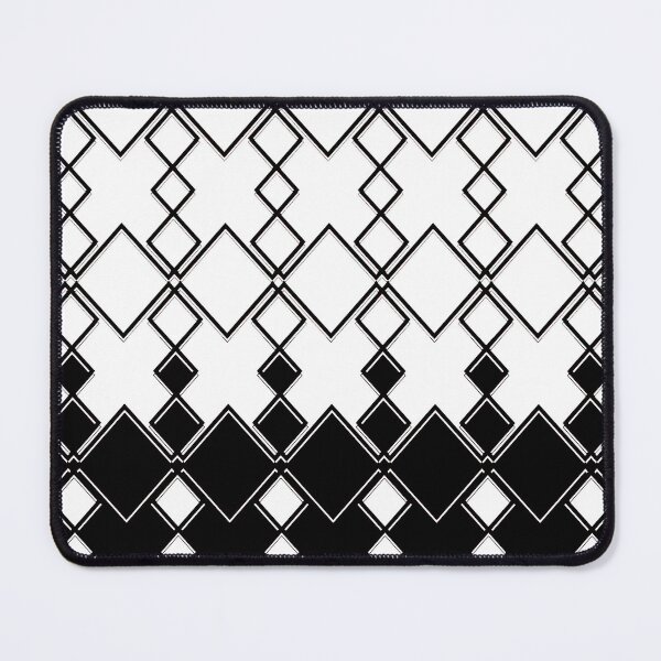 Item preview, Geometric square pattern black white  designed and sold by TipTopTapo.