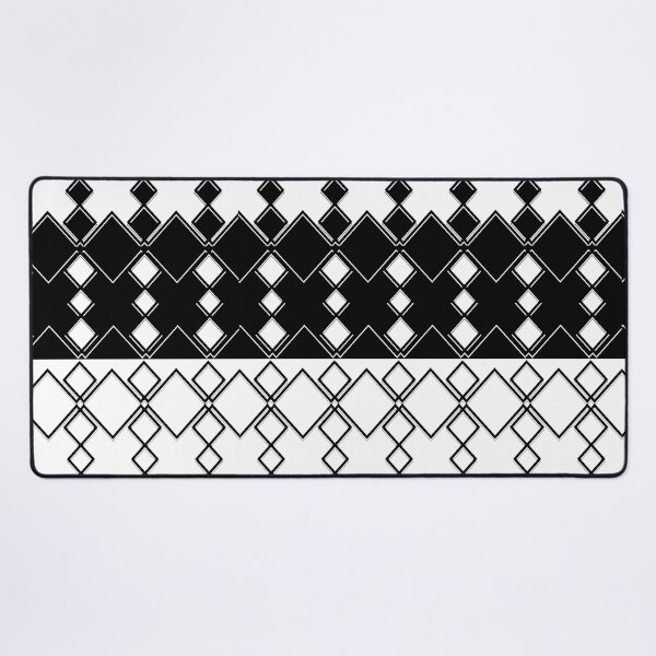 Item preview, Geometric square pattern black white  designed and sold by TipTopTapo.