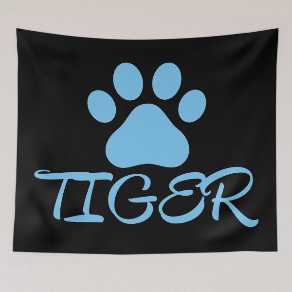 Item preview, Blue Cat Paw Tiger  designed and sold by Foofighter01.