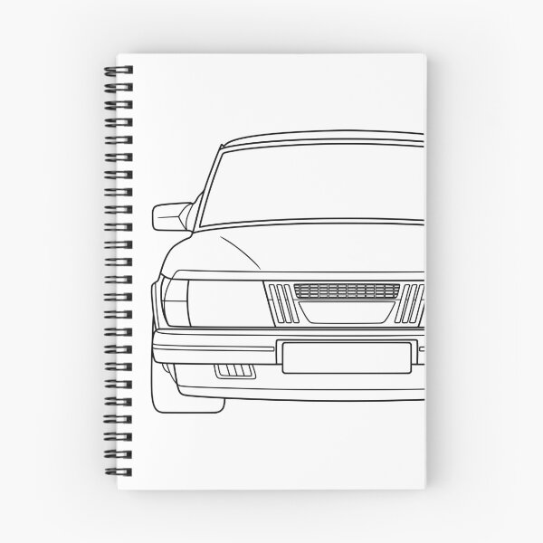 Item preview, Saab 900 1978-1983 black lines designed and sold by EdimDesign.