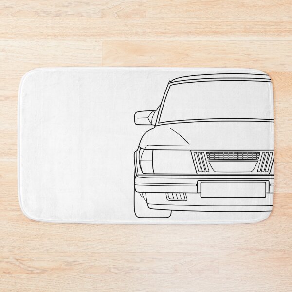 Item preview, Saab 900 1978-1983 black lines designed and sold by EdimDesign.