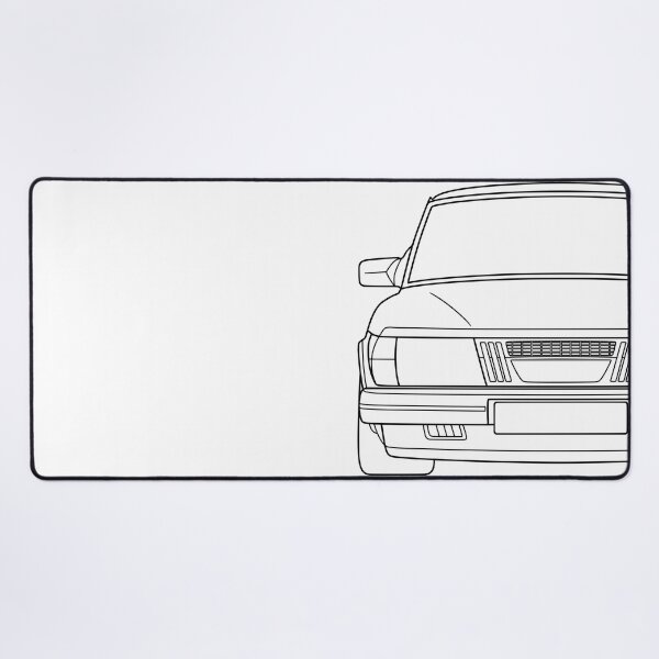 Item preview, Saab 900 1978-1983 black lines designed and sold by EdimDesign.