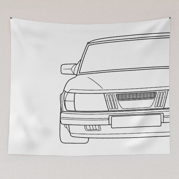 Item preview, Saab 900 1978-1983 black lines designed and sold by EdimDesign.