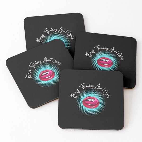 Item preview, Busy Thinking About Girls Funny Lesbian designed and sold by GeeHanz.