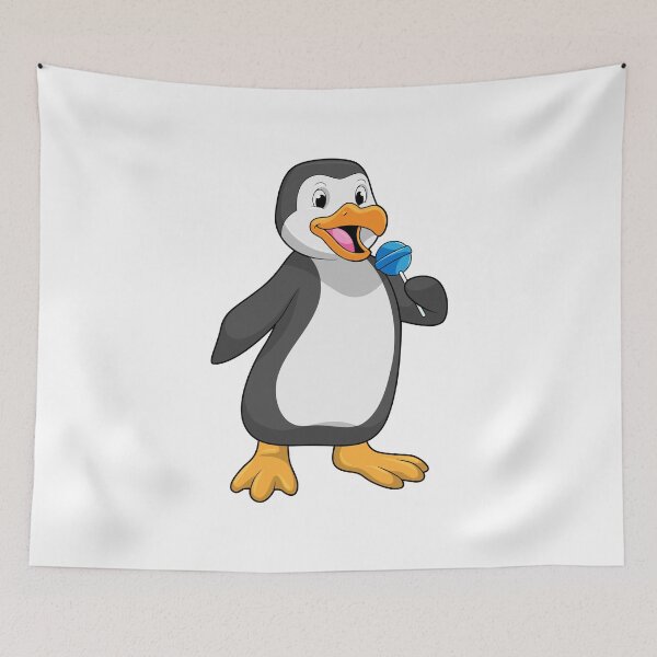 Item preview, Penguin with Lollipop Sweets designed and sold by Snabdesign84.