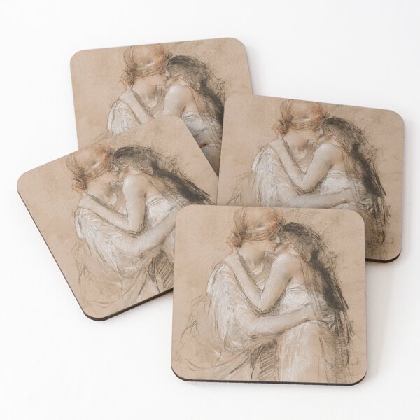 Item preview, Antoine Calbet (French, 1860-1944). 1915. Crayon and chalk on paper. designed and sold by apopofbeauty.