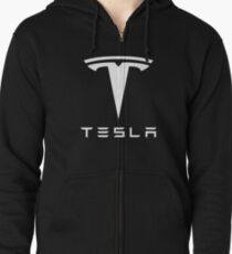 Tesla Motors Zipped Hoodie