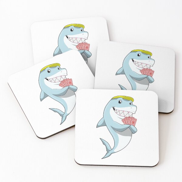 Item preview, Shark at Poker with Poker cards designed and sold by Snabdesign84.