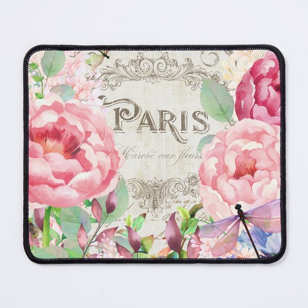 Item preview, Paris Flower Market I roses, flowers, floral dragonflies designed and sold by Glimmersmith.
