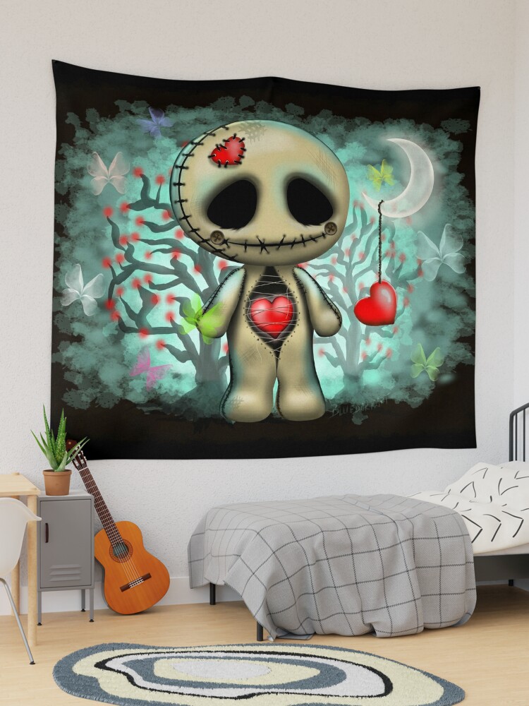 Pastel Goth Creepy Voodoo Doll Cute Aesthetic Doll For Teens  Art Print  for Sale by kellygritzman