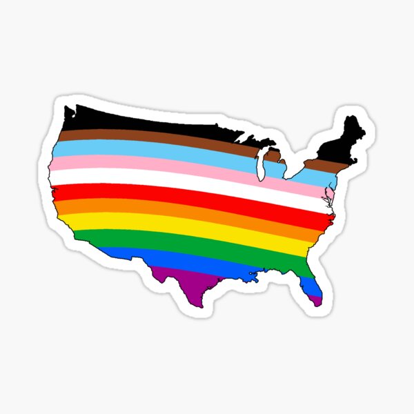 State Inclusive Pride Sticker