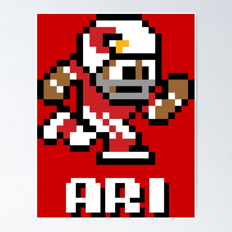 Arizona Cardinals (Tecmo Super Bowl Football Player) Sticker