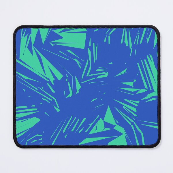 Item preview, Blue and Green Abstract Brush Texture Pattern Art designed and sold by patternsoup.
