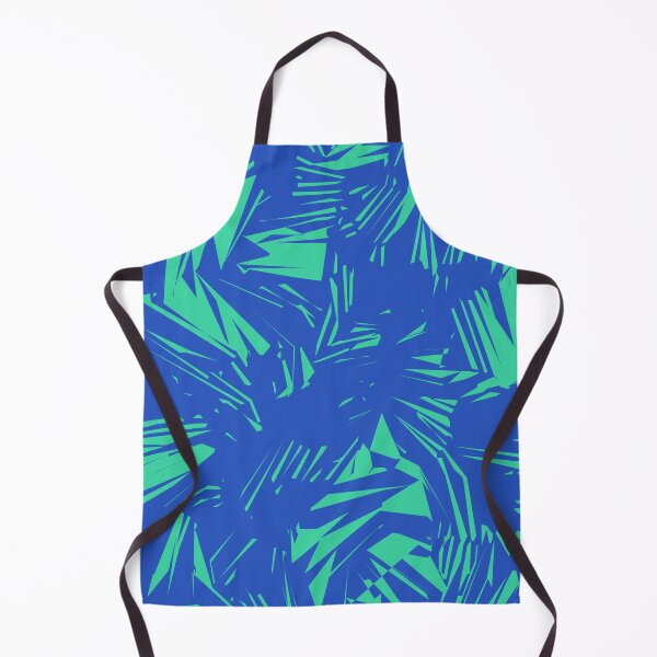 Item preview, Blue and Green Abstract Brush Texture Pattern Art designed and sold by patternsoup.
