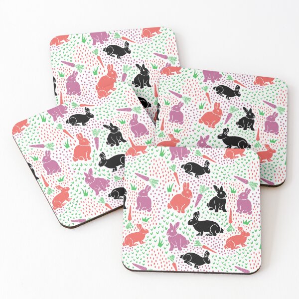 Item preview, Easter Bunnies and Coloured Carrots in a Happy Garden designed and sold by Printables Passions.