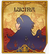 Art Nouveau Lucina Poster