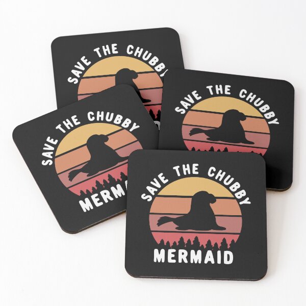 Item preview, Save the chubby mermaid designed and sold by pnkpopcorn.