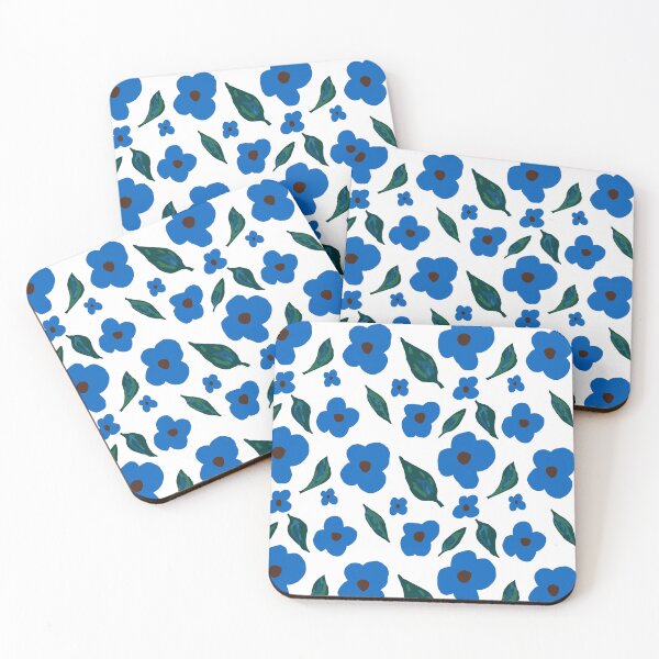 Item preview, Blue Flowers designed and sold by Emma Marie Blacker.