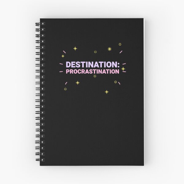Aperçu de l'œuvre Destination Procrastination Sparkle créée et vendue par IronicBGear.