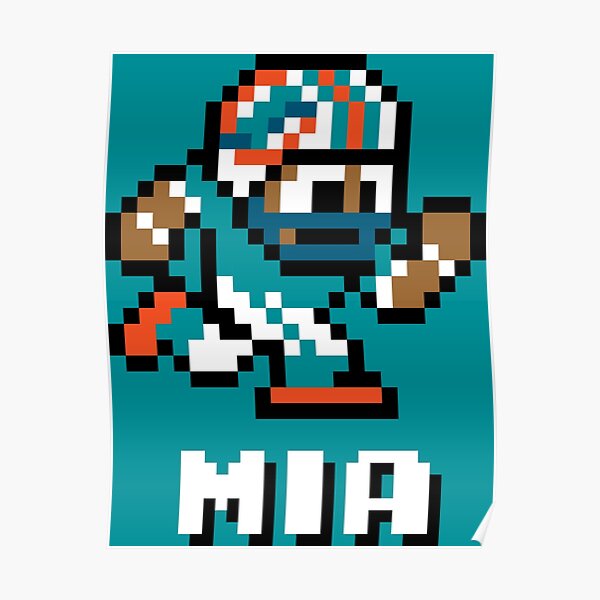 Miami Dolphins (Tecmo Super Bowl Football Player) Essential T