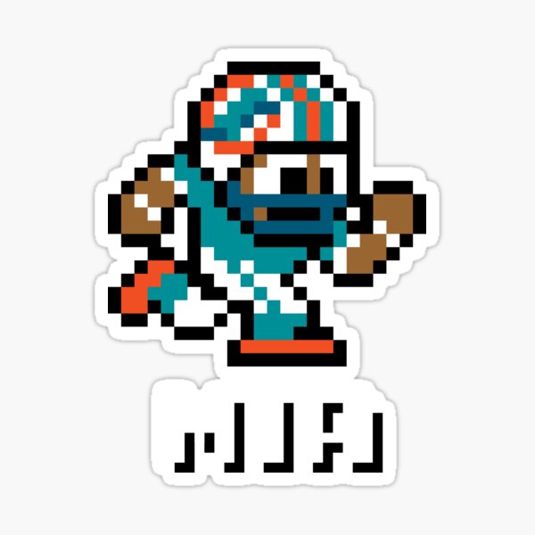 Miami Dolphins (Tecmo Super Bowl Football Player) | Sticker