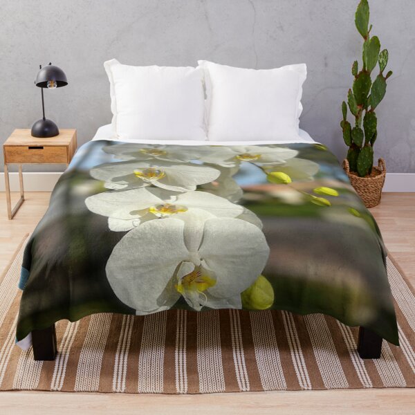 Item preview, White Orchids With Yellow designed and sold by KarenZuk.