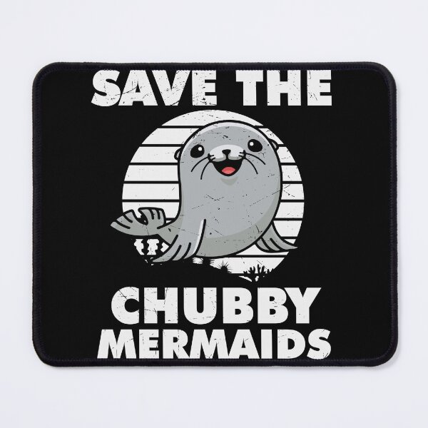 Item preview, Save the chubby mermaid designed and sold by pnkpopcorn.