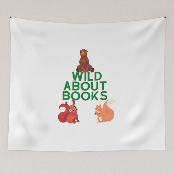 Item preview,  Wild About Books designed and sold by yassminishop.
