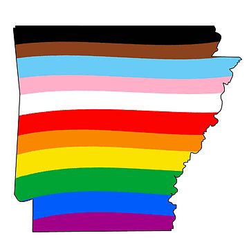 Artwork thumbnail, Arkansas Inclusive Pride by Gayesthetic