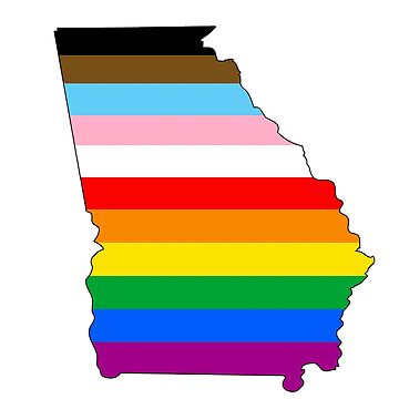 Artwork thumbnail, Georgia Inclusive Pride by Gayesthetic