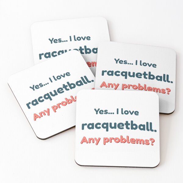 Item preview, I love Racquetball designed and sold by cooldesignsalot.