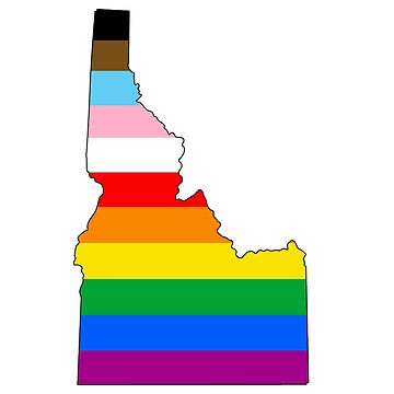 Artwork thumbnail, Idaho Inclusive Pride by Gayesthetic