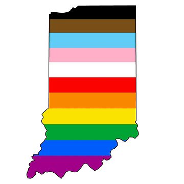 Artwork thumbnail, Indiana Inclusive Pride by Gayesthetic