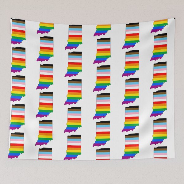 Item preview, Indiana Inclusive Pride designed and sold by Gayesthetic.