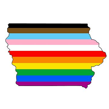 Artwork thumbnail, Iowa Inclusive Pride by Gayesthetic