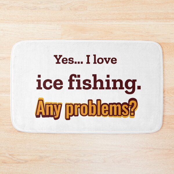 Item preview, I love Ice Fishing designed and sold by cooldesignsalot.