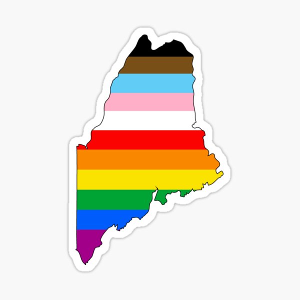Maine ME State Flag 7 X 10 Wood Sign Love & Laughter MADE IN USA 