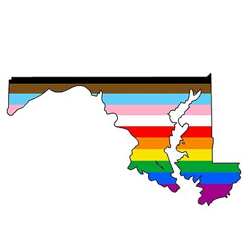 Artwork thumbnail, Maryland Inclusive Pride by Gayesthetic