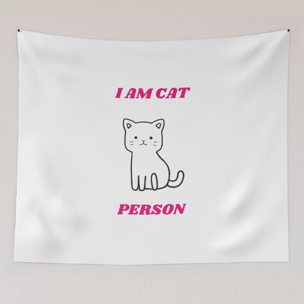 Item preview, I am cat person designed and sold by PufnicaDesign.