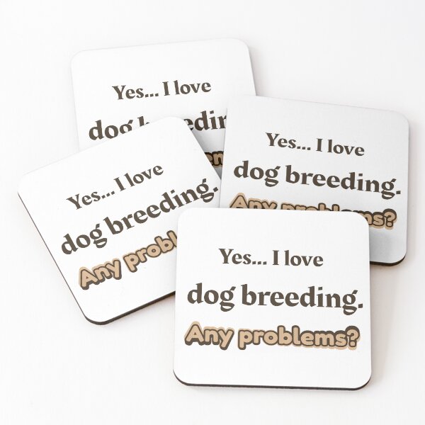 Item preview, I love Dog Breeding designed and sold by cooldesignsalot.