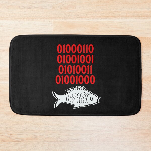 Item preview, FISH in Binary Code Numbers - Fish designed and sold by ALesterDesign.