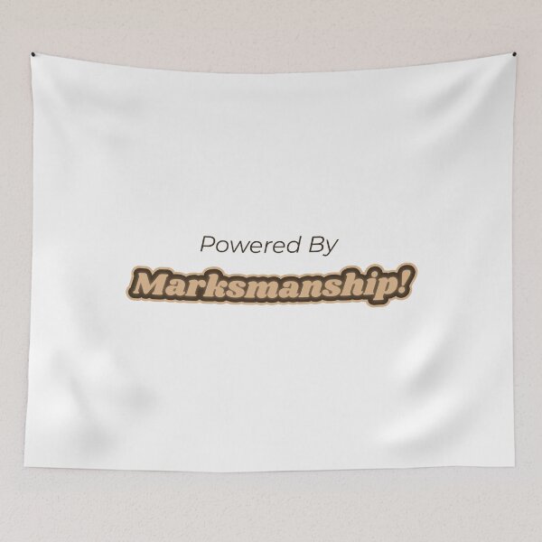 Item preview, Powered By Marksmanship designed and sold by cooldesignsalot.