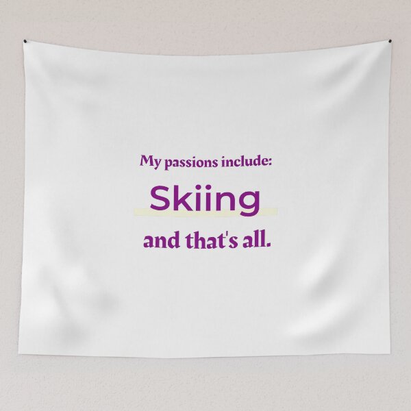 Item preview, Skiing is my passion designed and sold by cooldesignsalot.