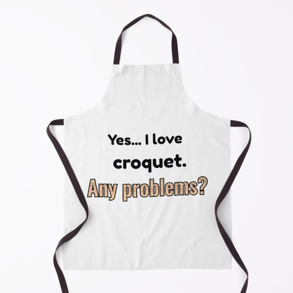 Item preview, I love Croquet designed and sold by cooldesignsalot.